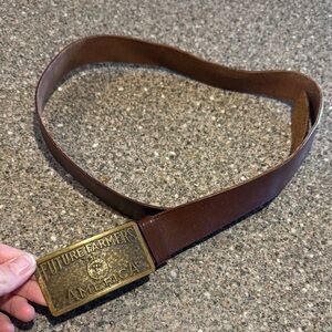 Vintage Ffa future farmers of america belt